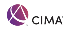 CIMA (Chartered Institute of Management Accountants) logo.