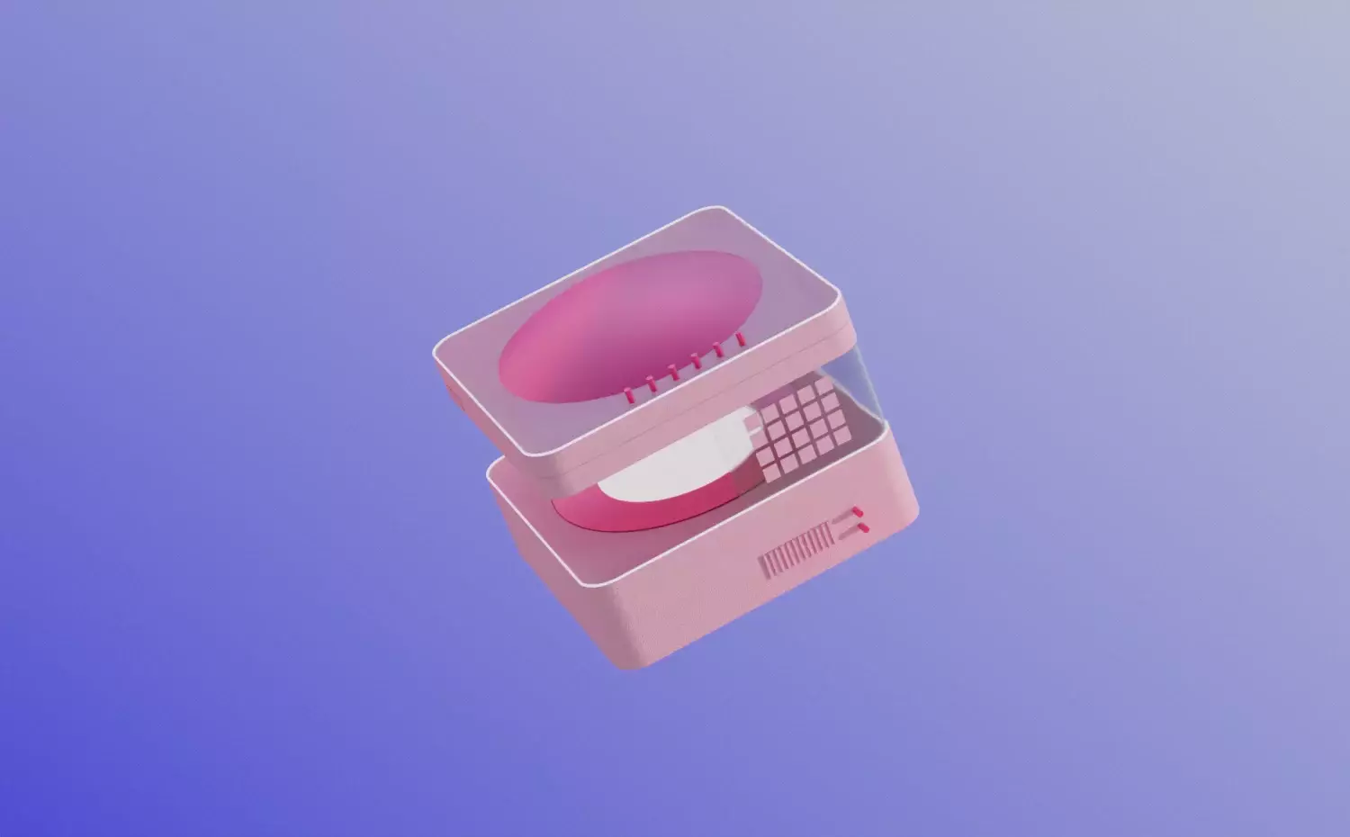A modern visual representing the Electronics and Electrical Engineering bachelor's study programme at KTU. A transparent cylinder with internal current lines symbolizes the synergy of electronics and electrical technologies. Studies at KTU – one of the top universities in Lithuania – provide a strong foundation in electrical and electronics engineering.
