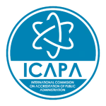 ICAPA - International Commision on Accreditation of Public Administration logo.