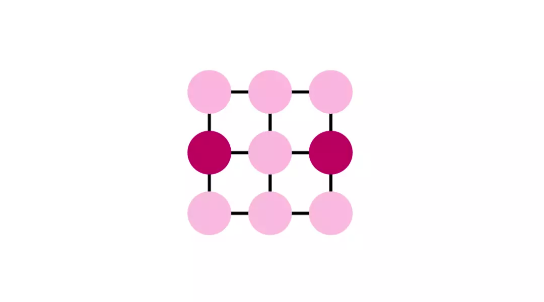Atomic structure grid – symbolizes molecular science, nanotech, and research-based careers in chemistry and materials science.