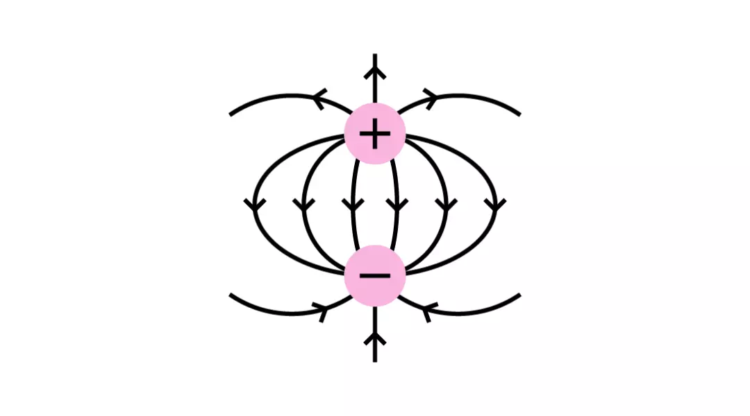 Diagram showing forces and fields – represents studies and careers in applied physics, electromagnetism, or theoretical modeling.