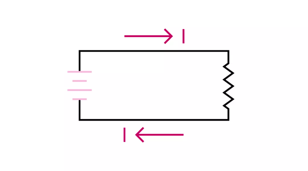 Electrical resistance symbol with arrows – represents electronics, electric circuits, and foundational principles of electrical engineering.
