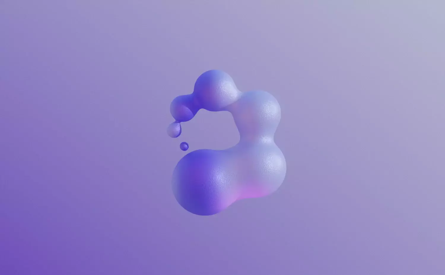 An organic visual representing the Industrial Biotechnology master's study programme at KTU. Violet bubbles symbolize the industrial application of fermentation and bioprocesses.