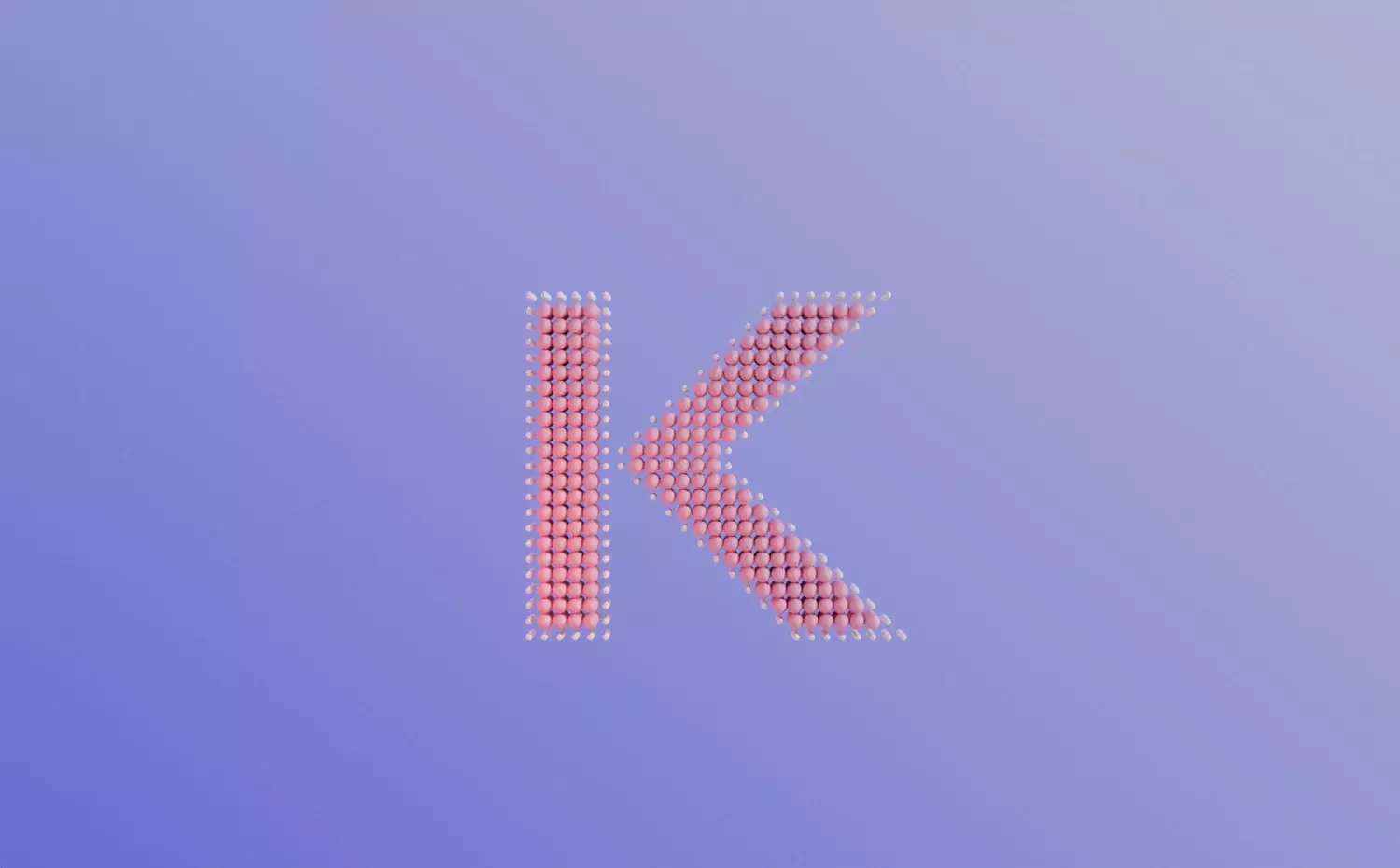 A minimalist visual representing the New Media Language bachelor's study programme at KTU. A red letter 