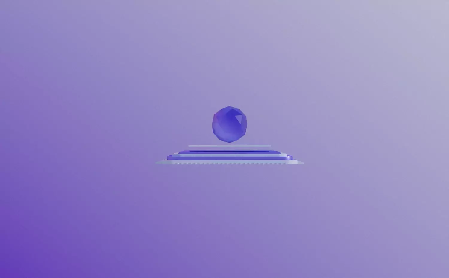 An elegant visual representing the Software Engineering master's study programme at KTU. A purple sphere gently moves on a plate, symbolizing the precision of systems engineering and development.