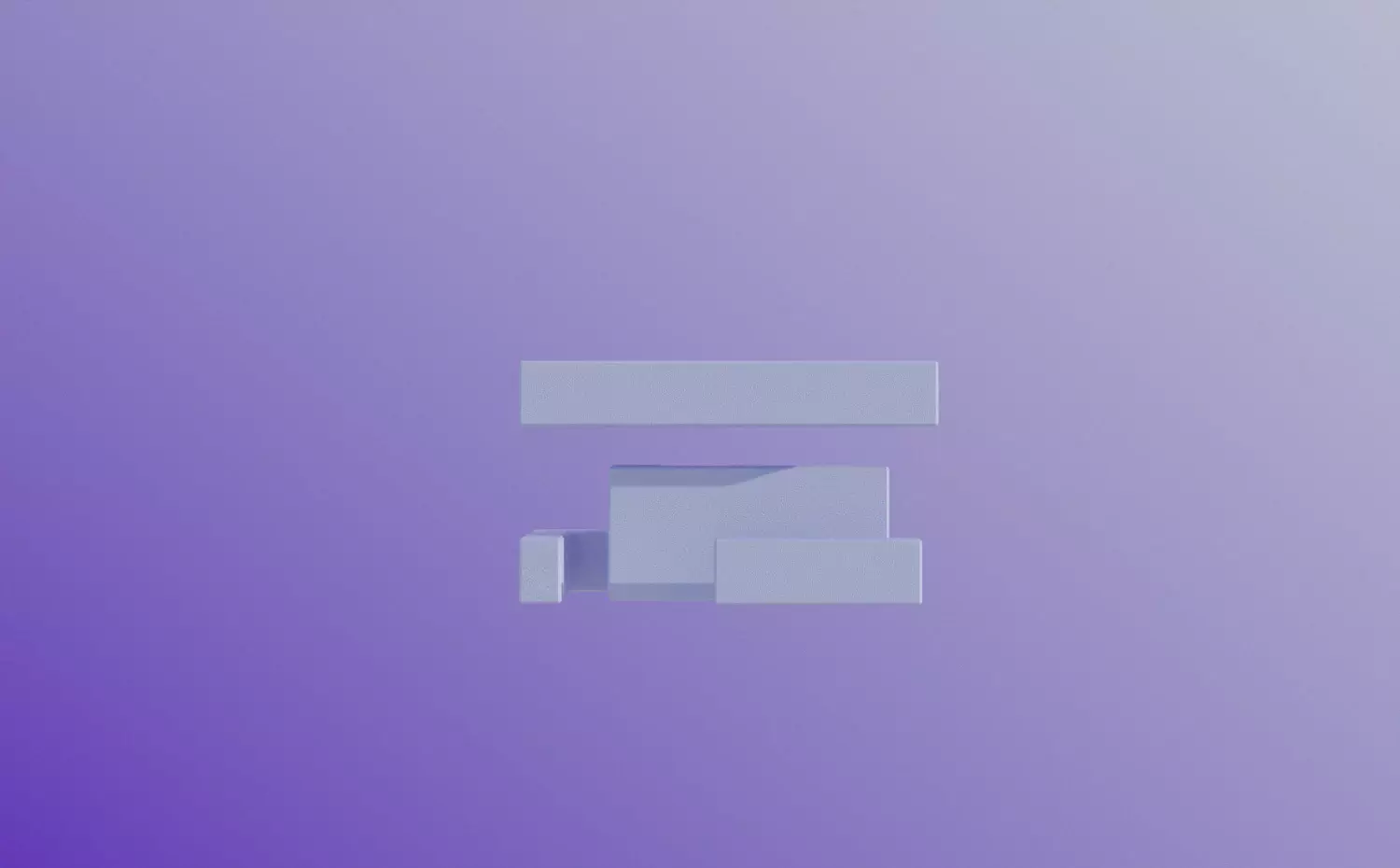 A technical visual representing the Thermal Engineering master's study programme at KTU. A composition of geometric shapes made of blue blocks symbolizes heat and energy exchange processes.